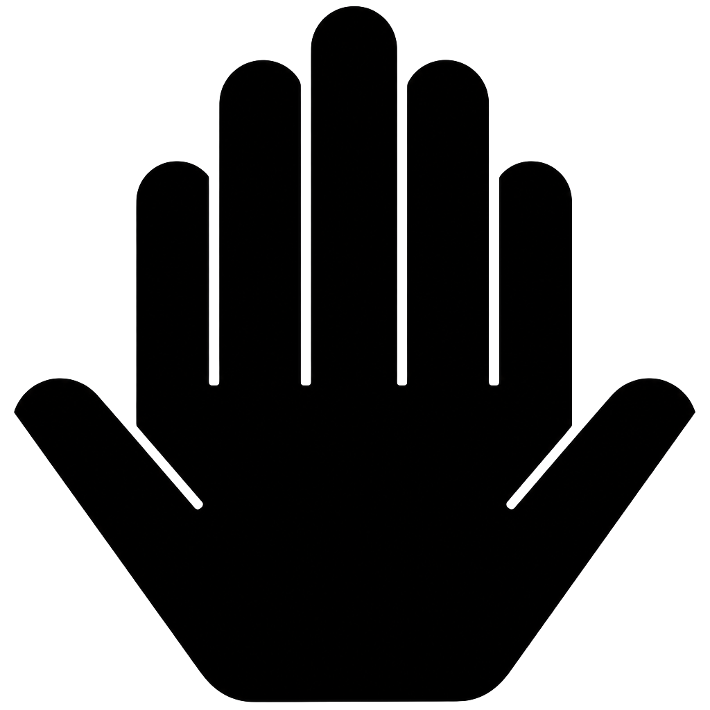 A confident hand outstretched